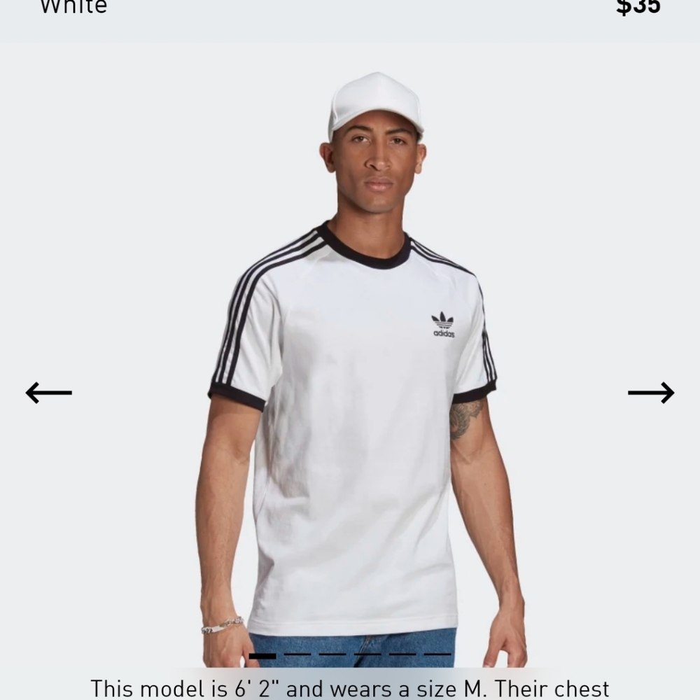 ADIDAS 3-Stripes Tee